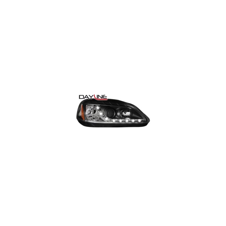 HONDA CIVIC VII. Dayline Sort Forlygtest, XENON-Optik-Linse H1. 1999-2002