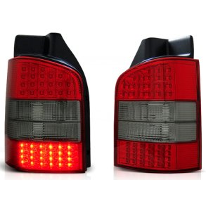 VW-T5. LED rd/gr baglygtest (model med bagklap) 07.2003-2009