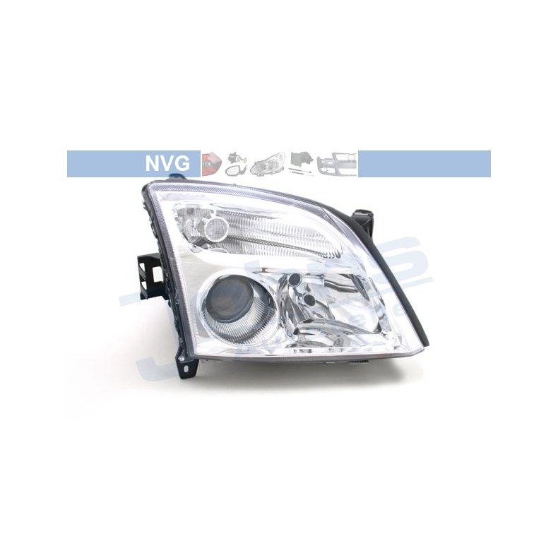 OPEL VECTRA C / SIGNUM. 04.2002 - 08.2005. Forlygte Hjre D2S/H7 Med Automatisk Lygteregulering