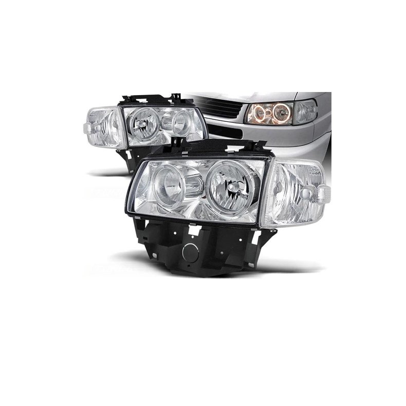VW-T4 Supervan/Caravelle Angel eyes H7/H7 Klare forlygtest 01.1996-07.2003