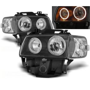 VW-T4 Supervan/Caravelle Angel eyes H7/H7 sort forlygtest 01.1996-07.2003