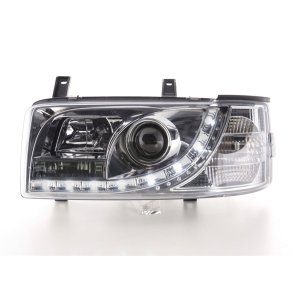 VW-T4 (kort front) LED Dayline Chrom forlygtest H1-H1 1990-07.2003