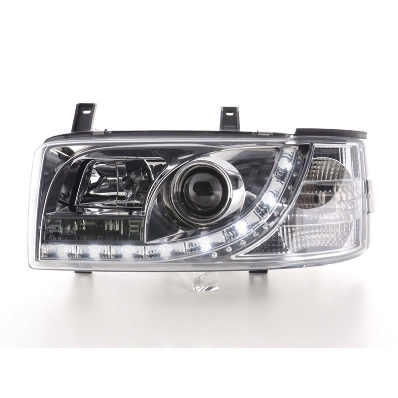 VW-T4 (kort front) LED Dayline Chrom forlygtest H1-H1 1990-07.2003